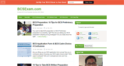 Desktop Screenshot of bcsexam.com